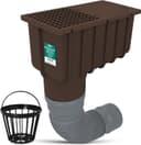 Millto Regensinkkasten Set braun