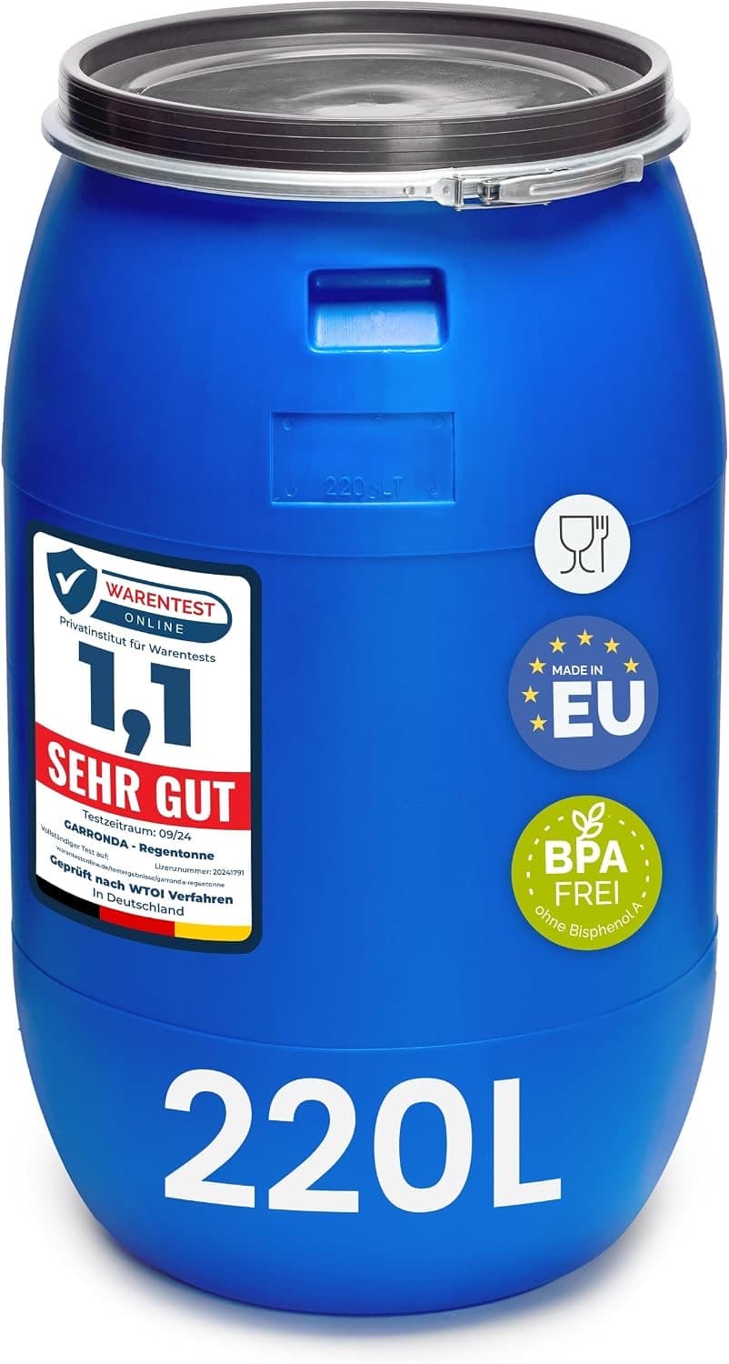 Garronda 220L Regentonne Wassertank Weithalsfass