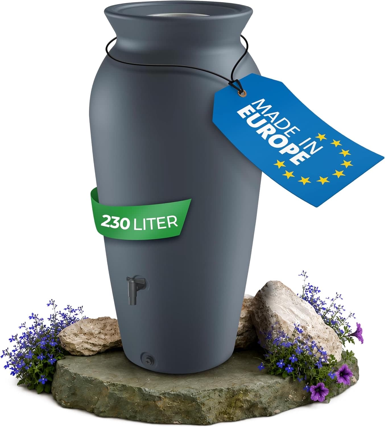 YourCasa Regentonne 230L DropCatcher Anthrazit