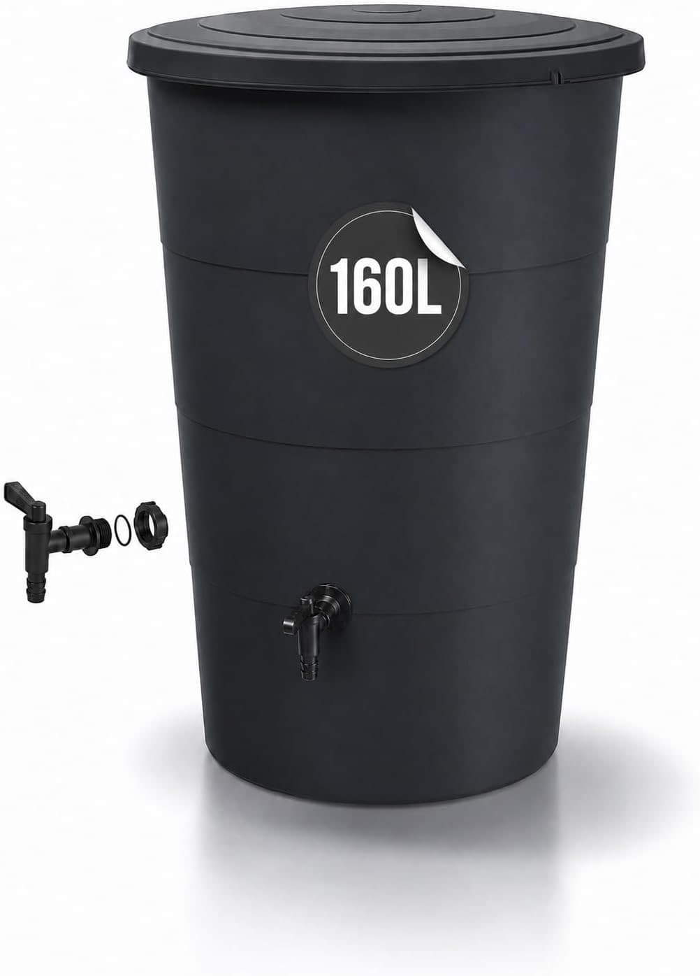 Tymar Regentonne Anthrazit 160 Liter