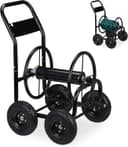Relaxdays Schlauchwagen schwarz 75 m