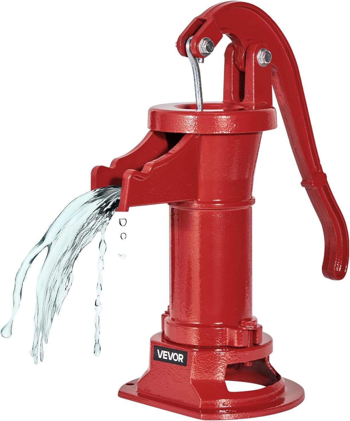 VEVOR Schwengelpumpe Gusseisen Rot