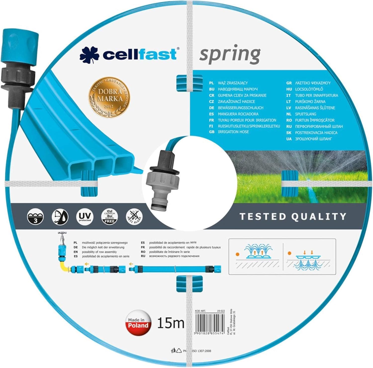 Cellfast Sprühschlauch 15 m Set