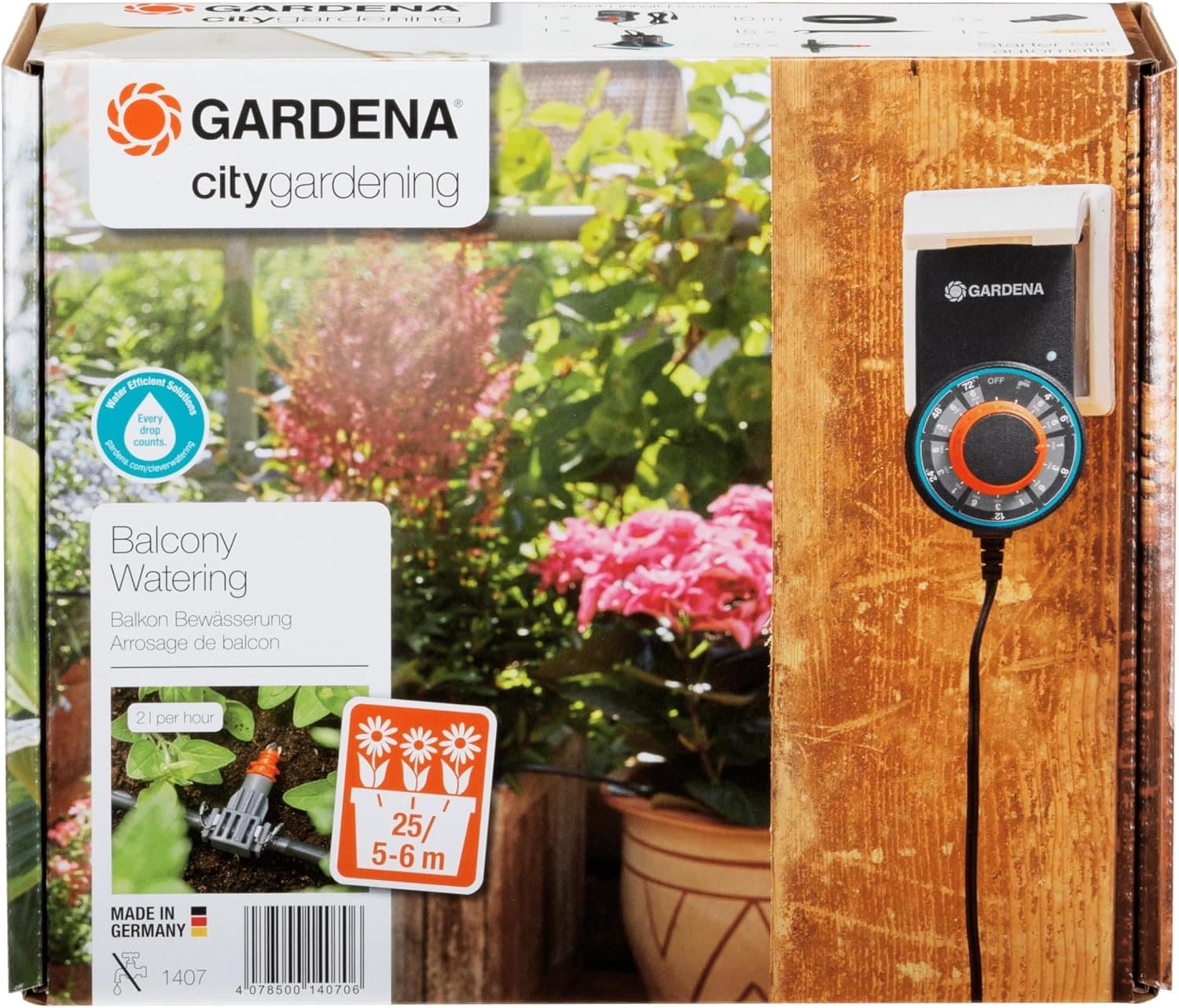 Gardena Balkon Bewässerung 1407-20