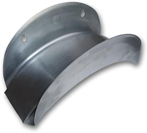 rg-vertrieb Wandschlauchhalter Metall silber