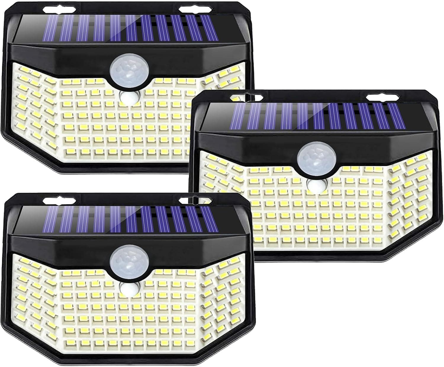 Aootek Solarlampen 3er Set mit Bewegungsmelder