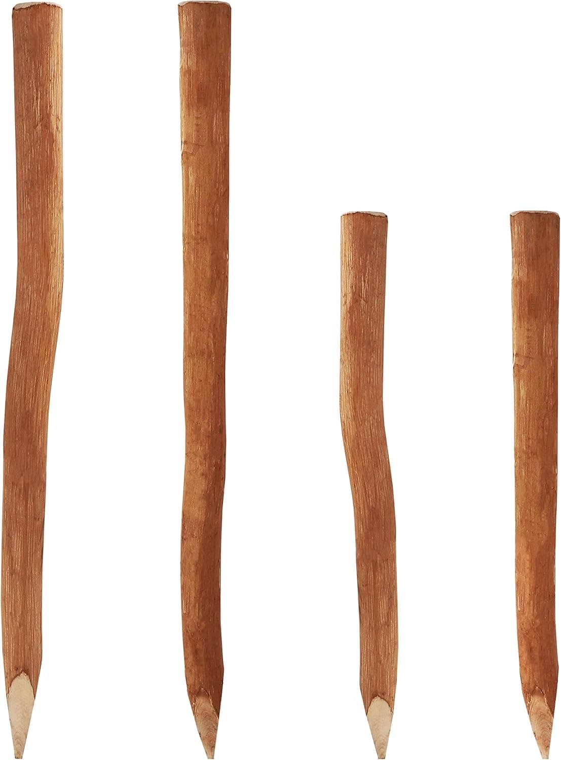 Aquagart Haselnuss Staketenzaun-Pfosten 5 × 150 cm