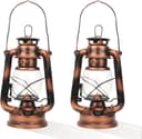 Vectorgolden Petroleumlampe 2er Set Bronze 25 cm
