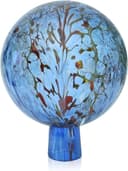 Lauschaer Glas Rosenkugel aquablau 15 cm
