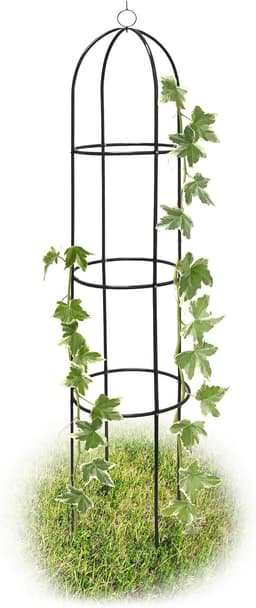Relaxdays Relaxdays Rankobelisk 190 cm grün