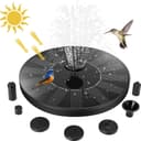 Jsdoin Solar Springbrunnen für Außen, Solarbrunnen für Draussen mit 6 Düsen