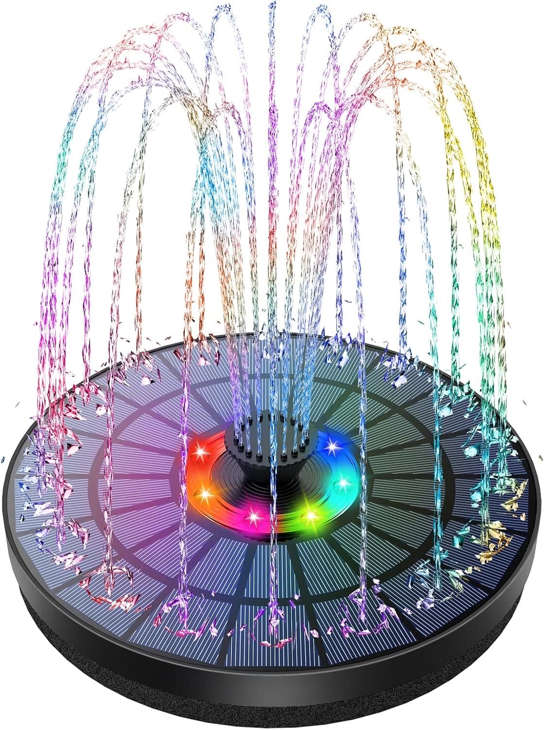 AISITIN 5,5W LED Solar Springbrunnen