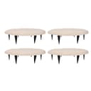 Buachois Trittsteine 4er rund beige