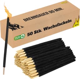 NICO Feuerwerk NICO Feuerwerk 50× Wachstuchfackeln 90 min