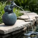 Arnusa Solar Wasserspeier Froschkönig