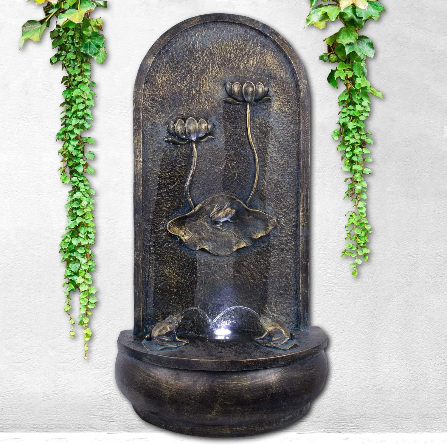 AMUR Wandbrunnen Art Deco 91 cm