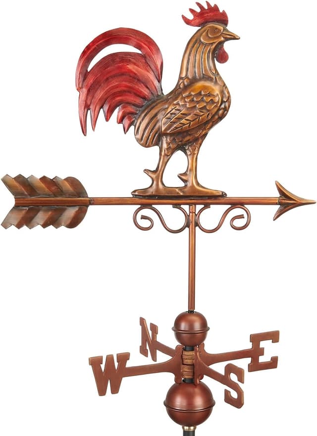 Good Directions Bantam Roter Hahn Kupfer