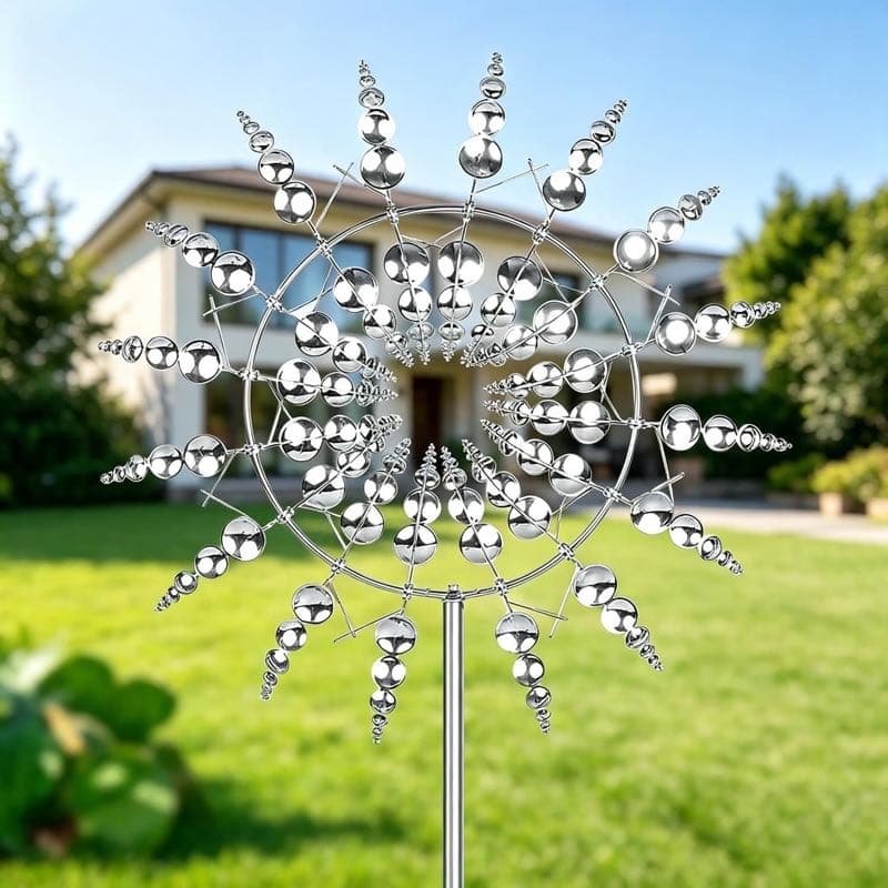 Chzythrel Windmühle 97 cm Silber