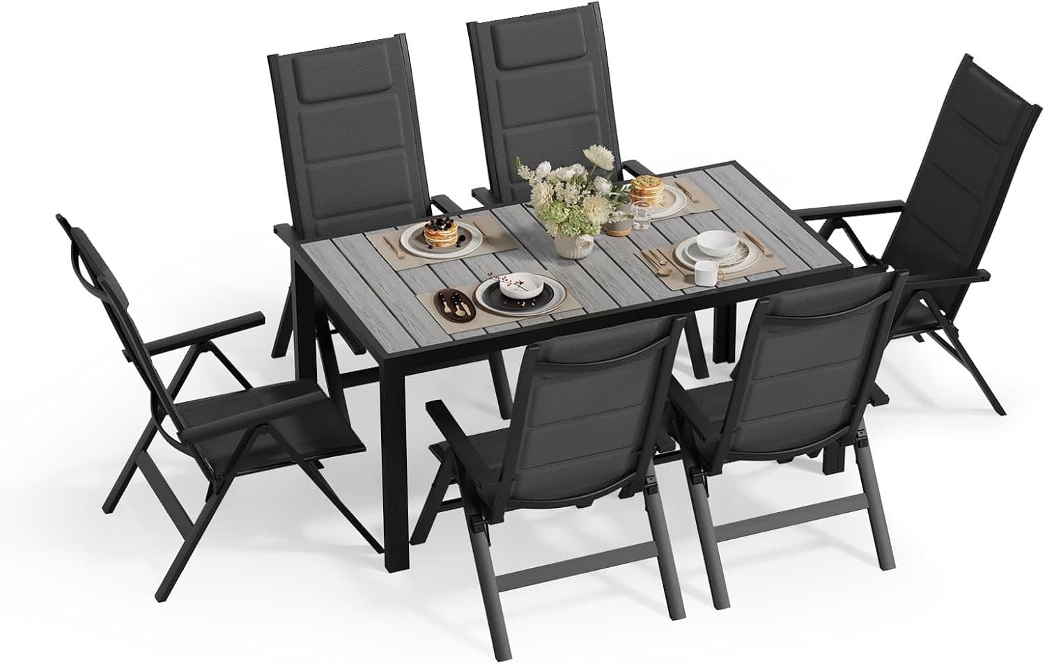 JUMMICO Klapp 6P 150 cm Grau