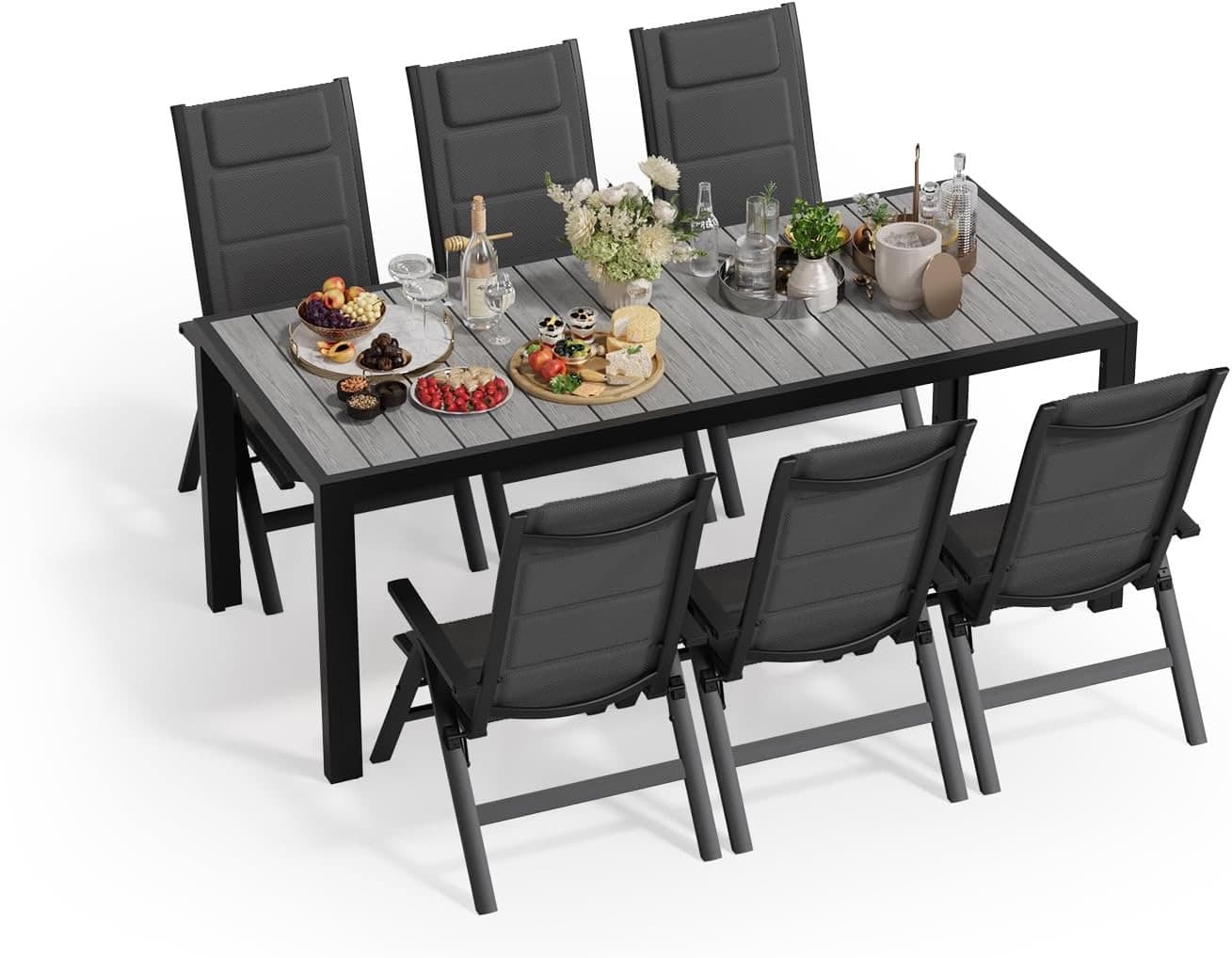 JUMMICO Klapp 6P 189 cm Grau