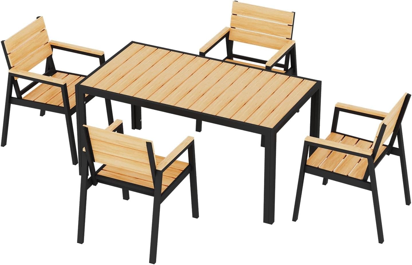 JUMMICO Esstisch 4P 150 cm Braun