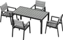 JUMMICO Esstisch 4P 150 cm Grau