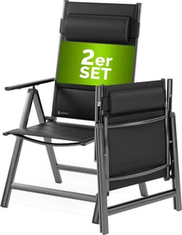 Casaria Casaria Bern Premium 2er Set gepolstert