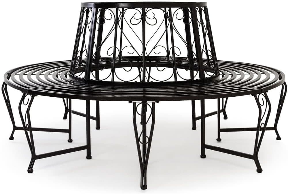 Casaria Baumbank 360° Metall