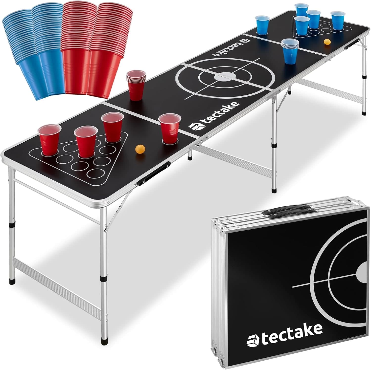 tectake Brew Battle Bierpong Set