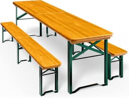 Casaria Casaria Bierzeltgarnitur 220 cm klappbar