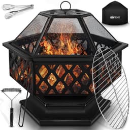 tillvex tillvex Feuerschale 4-in-1 mit Grill