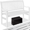 KESSER Holzbank 125 cm Weiß