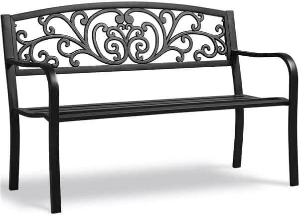 Yaheetech Vintage Schwarz 127 cm