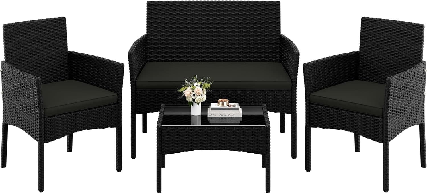 Yaheetech 4-er Lounge Set