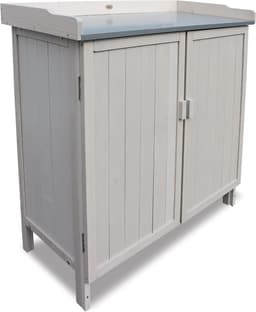 HABAU HABAU Gartenschrank Lino mit Arbeitsplatte