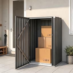 YODOLLA YODOLLA Metall Gartenschrank wetterfest Grau
