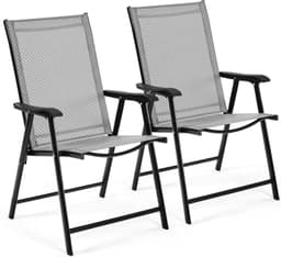 Yaheetech Yaheetech Klappstuhl 2er Grau