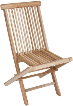 Spetebo Spetebo Teak Klappstuhl 90 cm