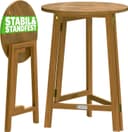 Casaria Stehtisch Holz Ø 80 cm