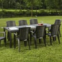 Dmora Susa Gartentisch PP 150-220 cm