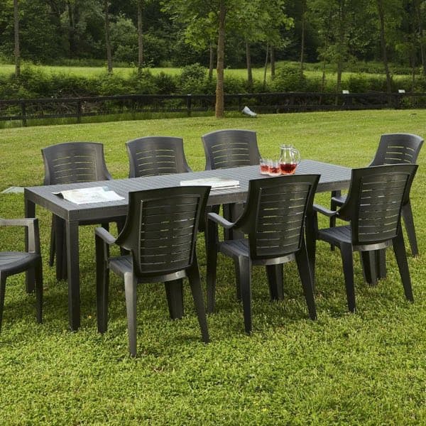Dmora Susa Gartentisch PP 150-220 cm