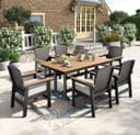 PHI VILLA 7-teilig Rattan Set