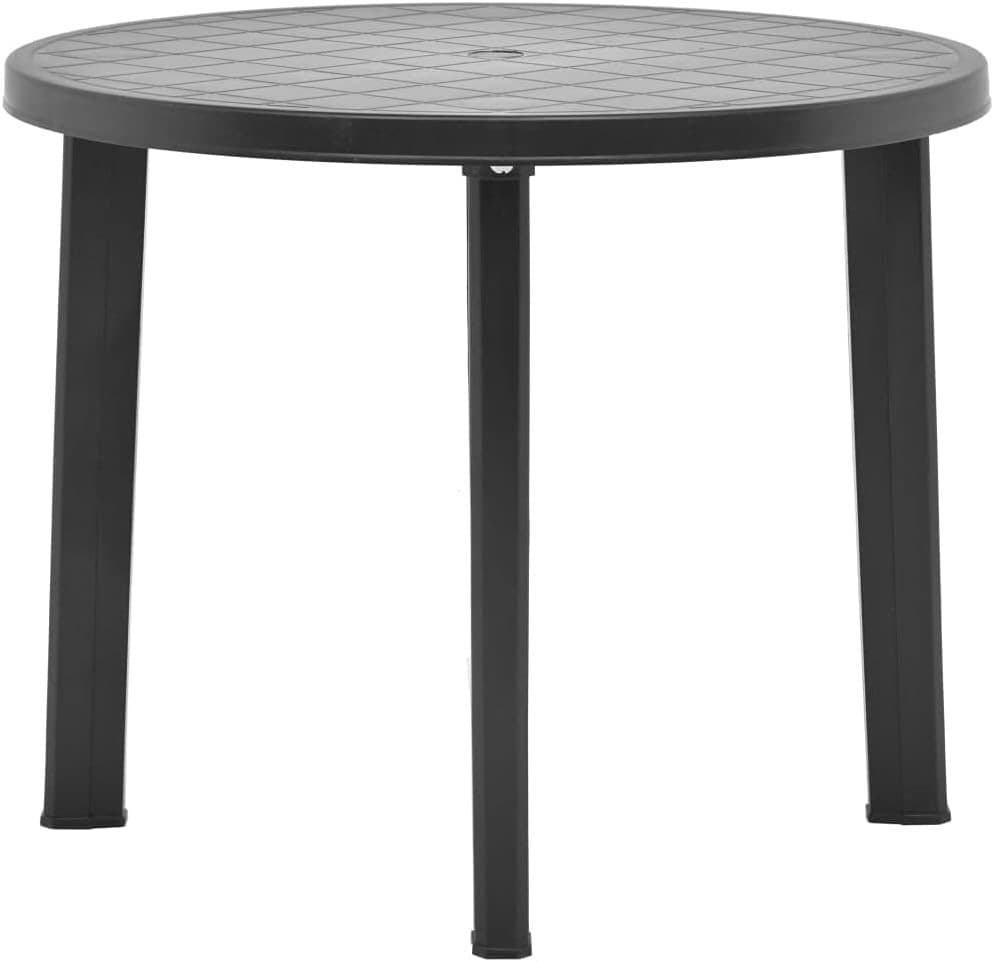 vidaXL Gartentisch rund 89 cm