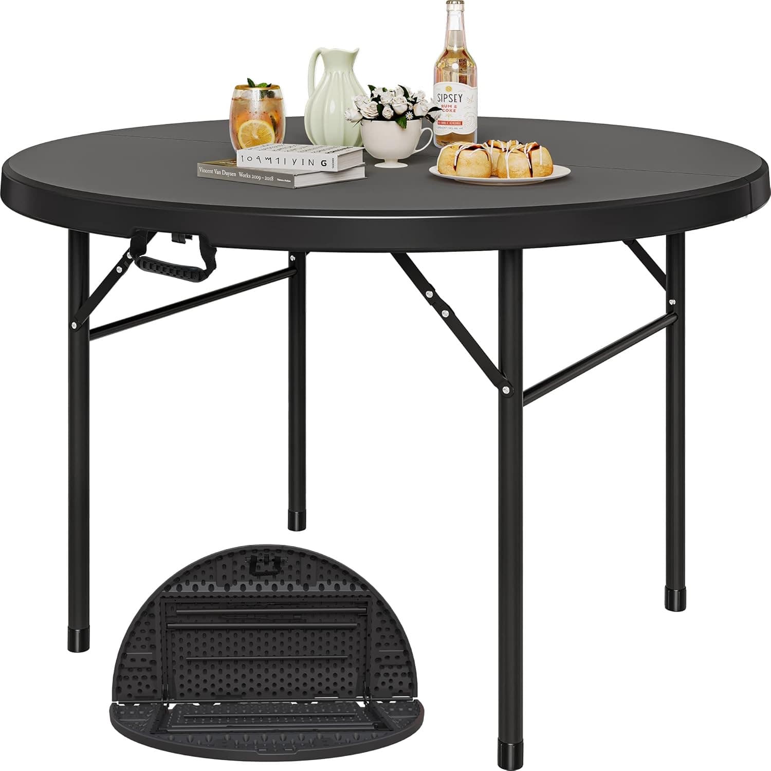 YITAHOME Klapptisch rund 122 cm