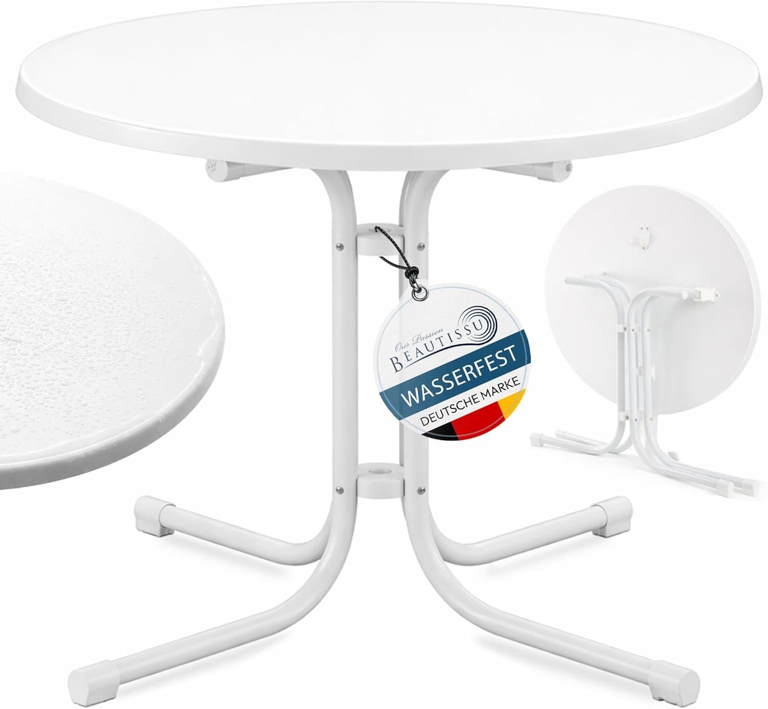 Beautissu Bistrotisch rund 80 cm