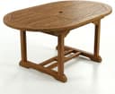 SAM Borneo Teak ausziehbar 120 cm