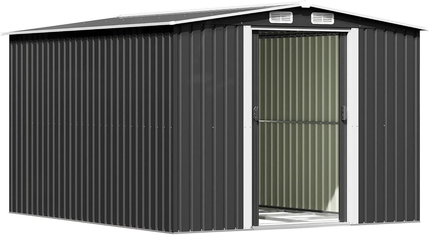TRIUMPHKEY Metall-Gerätehaus 301 × 247 cm