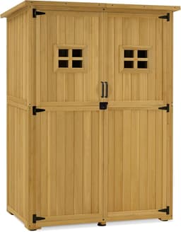 M MCombo M MCombo Gartenschrank Holz 0912-F 59×127×168 cm