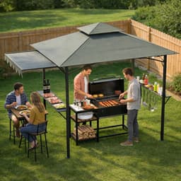 Soontrans Soontrans Grillpavillon mit Seitendach