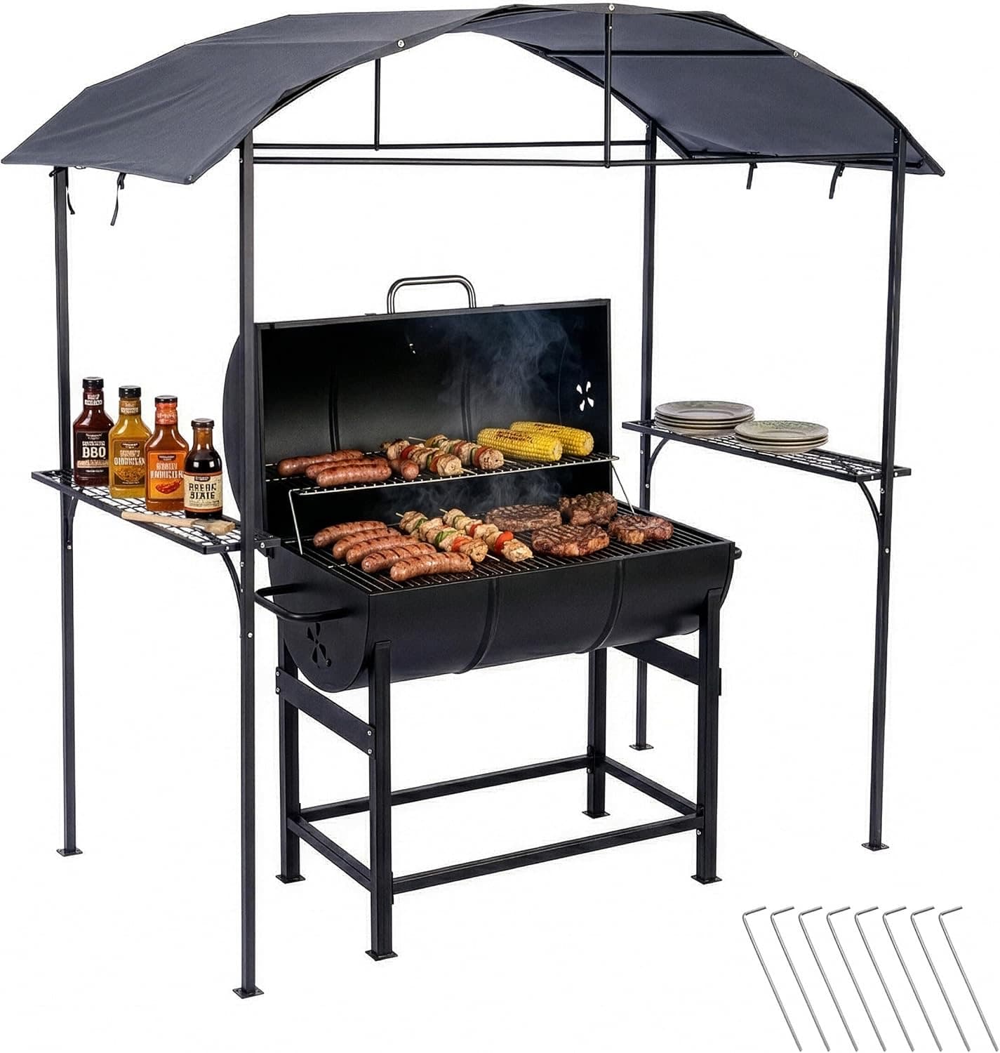 Relaxdays Grill Pavillon 230 × 210 cm